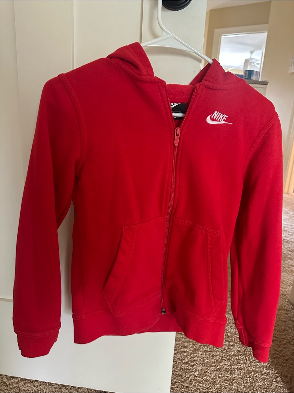 Boys Nike zip up hoodie